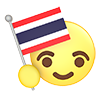 Thailand ｜ Flag ―― Icon ｜ 3D ｜ Free Illustration Material