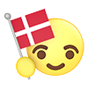 Denmark ｜ National Flag --Icon ｜ 3D ｜ Free Illustration Material
