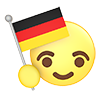Germany ｜ Flag ―― Icon ｜ 3D ｜ Free illustration material