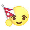 Nepal ｜ National Flag --Icon ｜ 3D ｜ Free Illustration Material