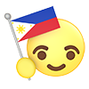 Philippines ｜ Flag --Icon ｜ 3D ｜ Free illustration material